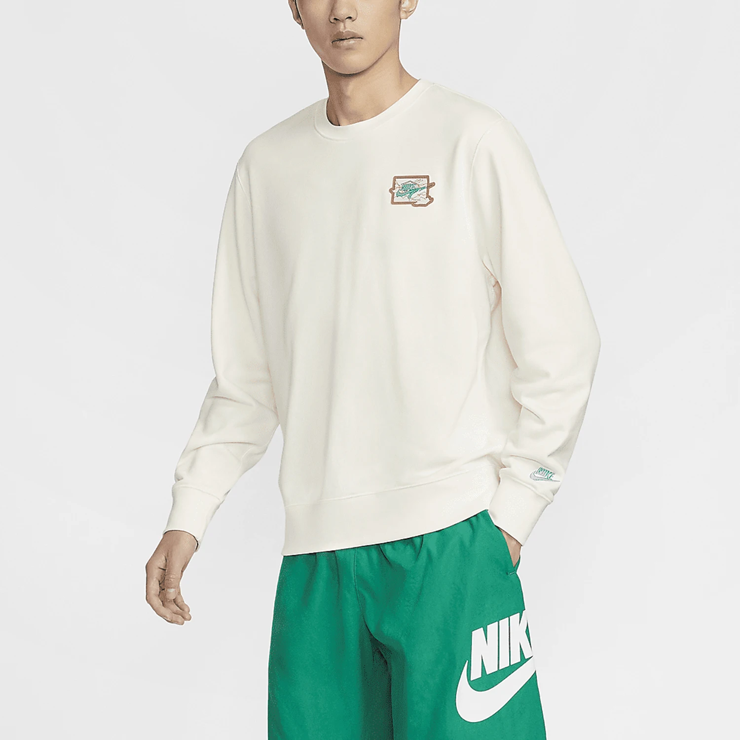 

Nike genuine genuine 2024 New Men's Casual Round Neck Lightweight Fashion Hoodie FZ0765-133