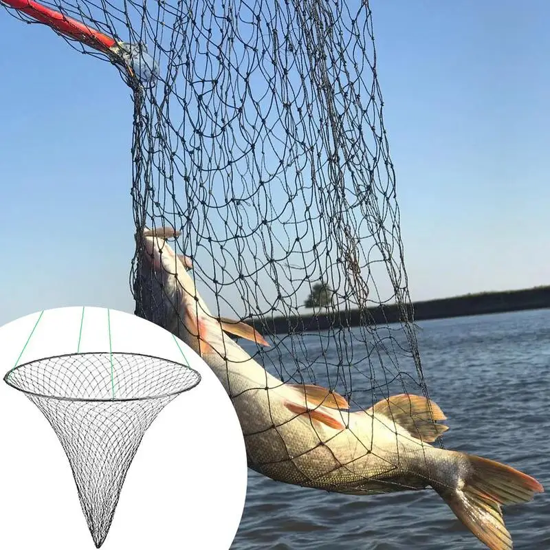 

Shrimp Nets For Shrimping Crab Cages With Large Mesh Round Shrimp Nets Bait Trap Fish Cast Nets For Fishing Quick Drying Heavy