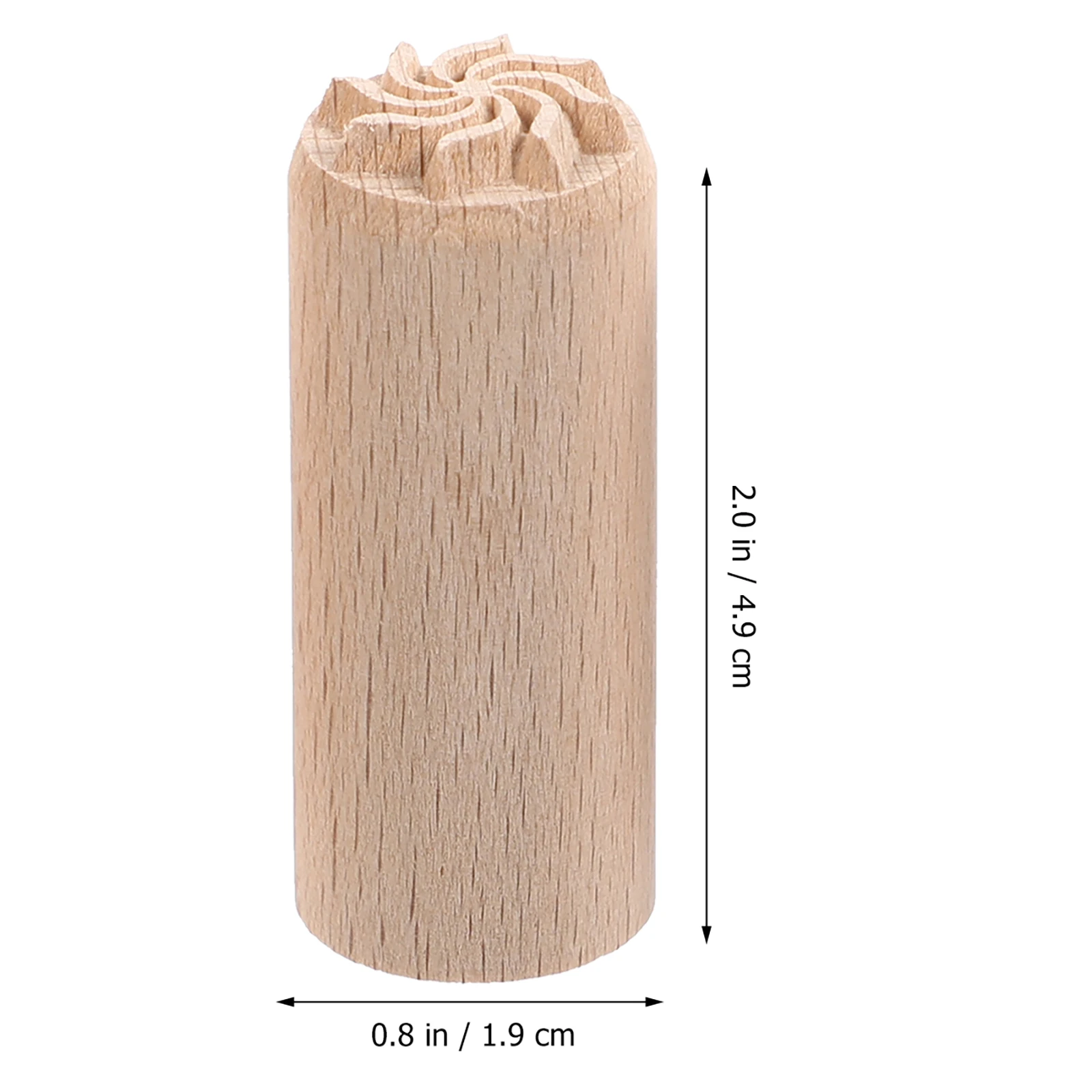 

5pcs Wooden Pottery Stamp Wood Block Stamp For Diy Crafts Clay Decorative Stamps Hand Carved Stamps Natural Wood Pottery Tools