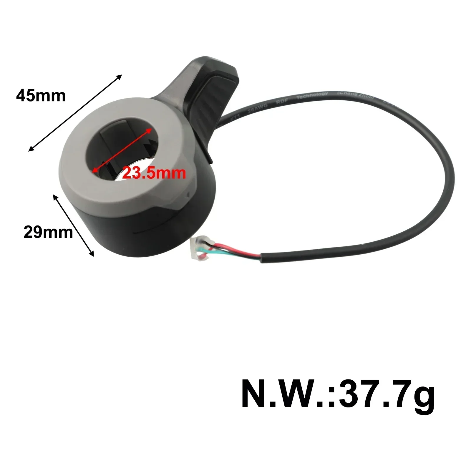 Boost Your Electric Scooter's Speed and Responsiveness with this Thumb Throttle For Niu KQi1 KQi3 KQi2 Compatible