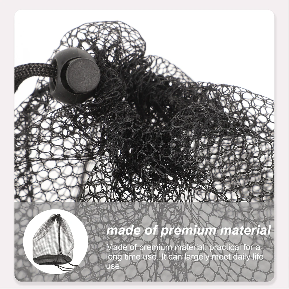 

8Pcs Portable Cone Storage Bag Durable Mesh Drawstring Carrier For Outdoor Sports Activities