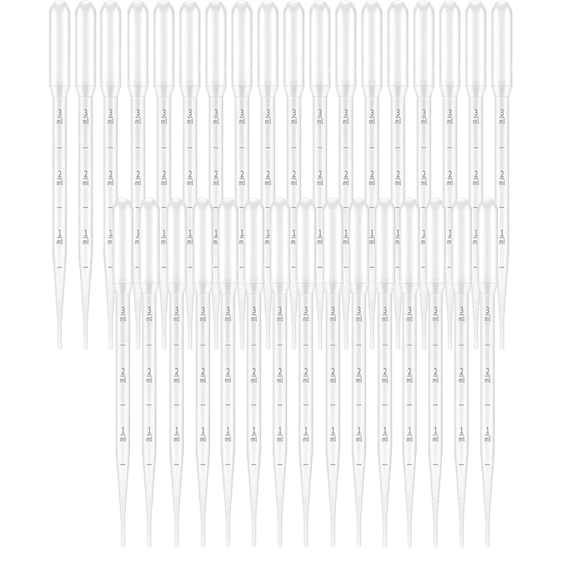 300 CK pipet, 3ml pipet sekali pakai, laboratorium pipet pengukur, kelas, warna akrilik eksperimental, minyak ether