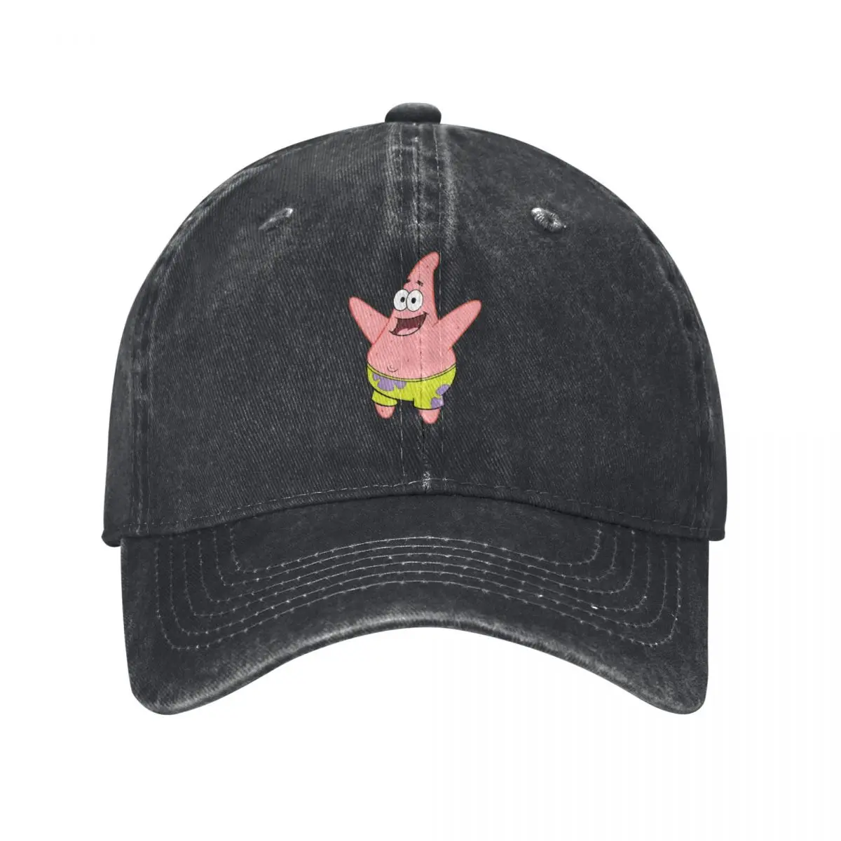 Spongebob In-Demand Denim Baseball Cap for Adults - Classic Style, Adjustable Fit