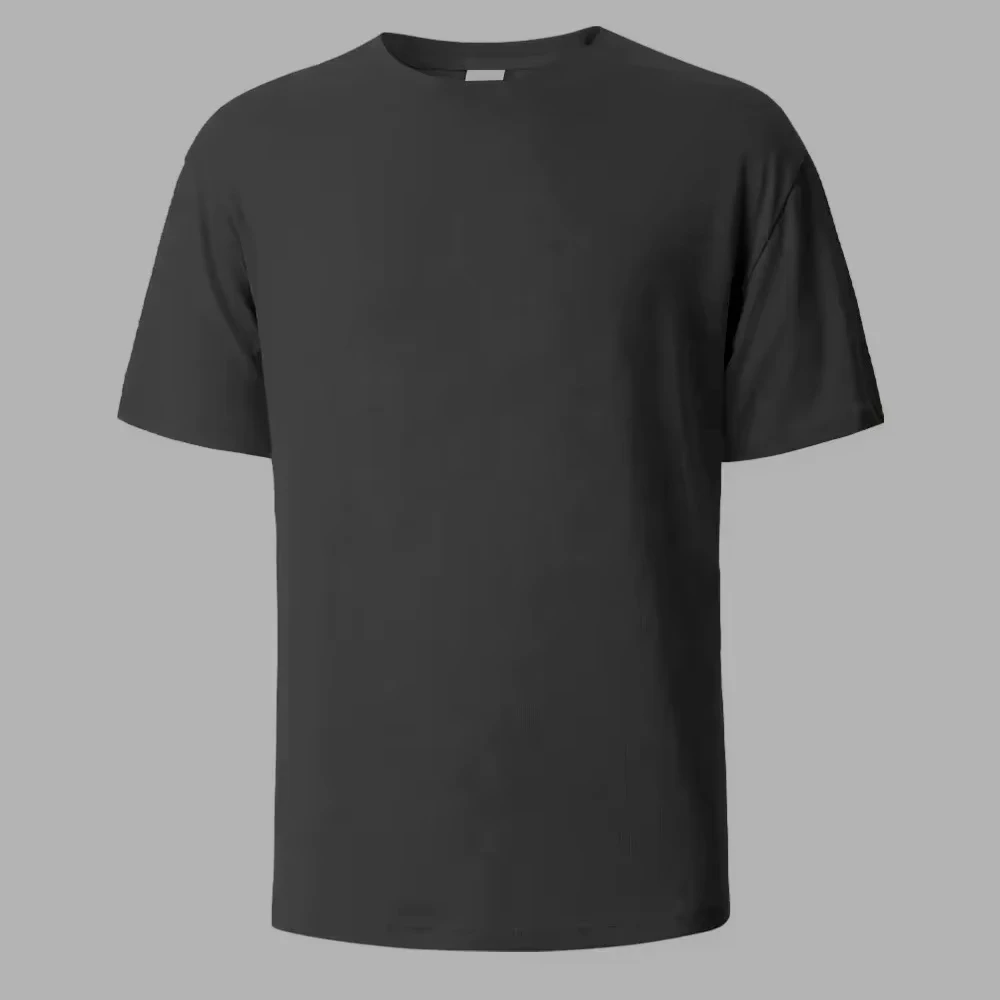 2026 Neues Umweltfreundliches Komfortables Reinweißes Schweres T-Shirt für Herren Sommer Reine Baumwolle Kurzarm Unisex Streetwear Mode