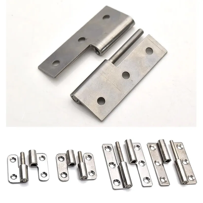 Detachable hinges 304 stainless steel 1.5 2 2.5inch mechanical equipment hinge removable Marine hardware accessories