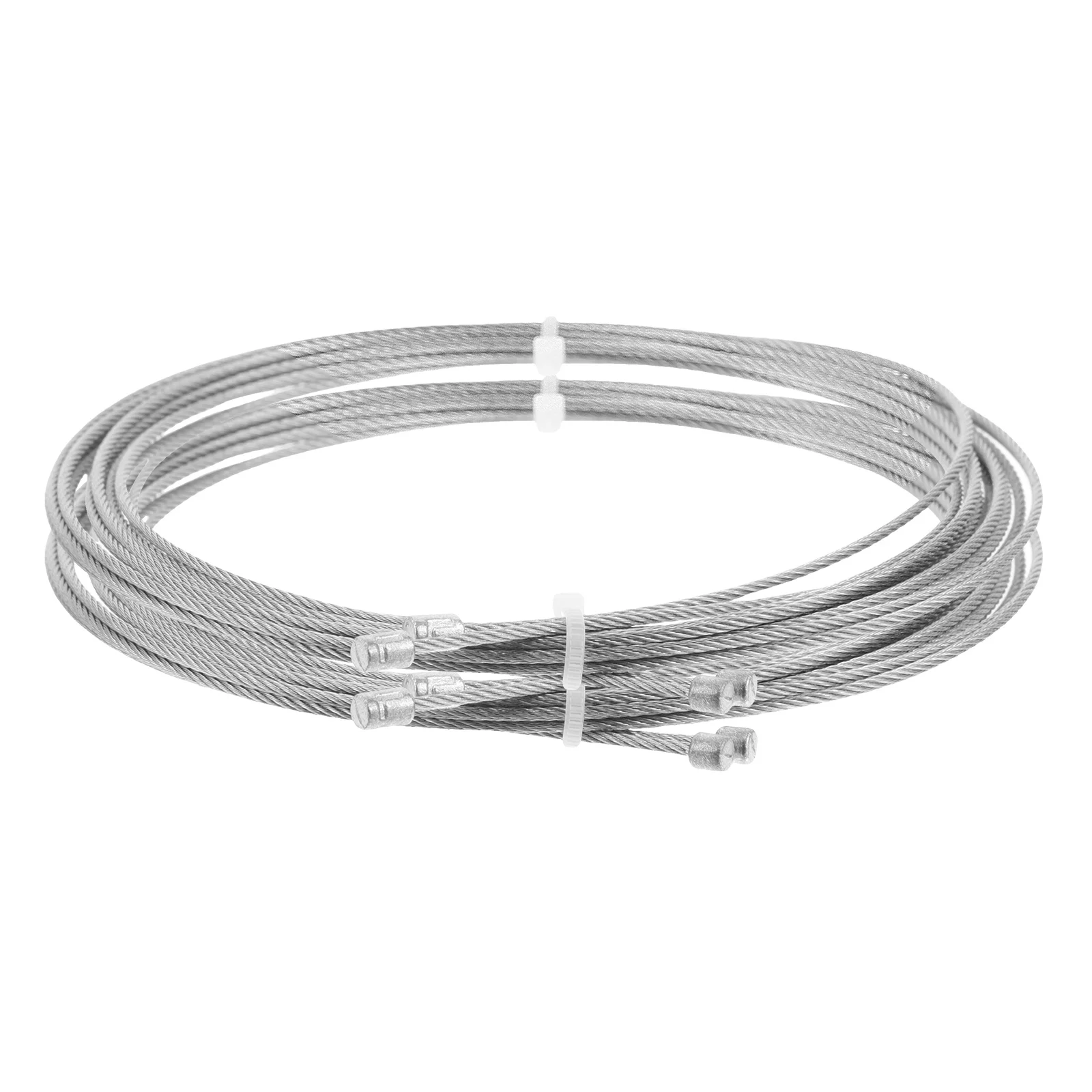 

2 Pcs Clothes Rack Wire Rope Hangers for Clothesline Hotel Room Steel Outdoors Heavy Duty