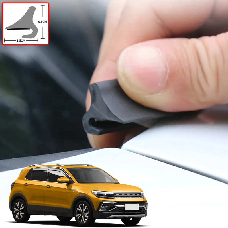 

For Volkswagen T-Cross 2019-2022 Car Seal Strip Windshied Spoiler Filler Protect Edge Weatherstrip Strips Sticker Accessories