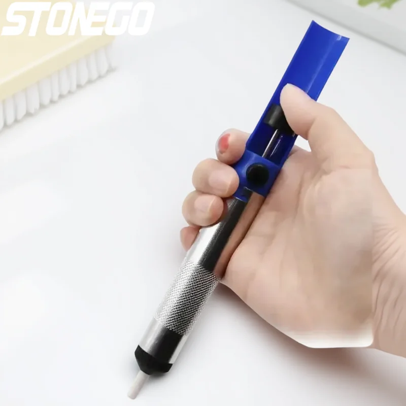 الألومنيوم مضخة شفط سبيكة لحام مزيل فراغ القصدير بندقية أداة لحام شفط كأس أداة اليد الفعالة لسهولة إزالة لحام