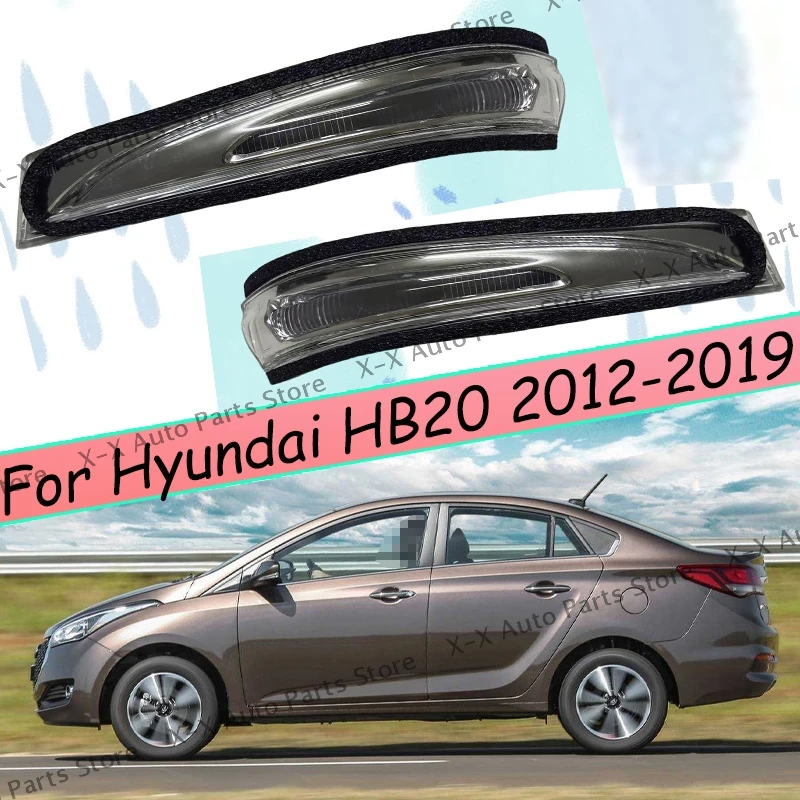 

For Hyundai HB20 2012-2018 2019 Left Right Rearview Side Mirror Light Turn Signal Indicator Repeater 87614-1S000 87624-1S000
