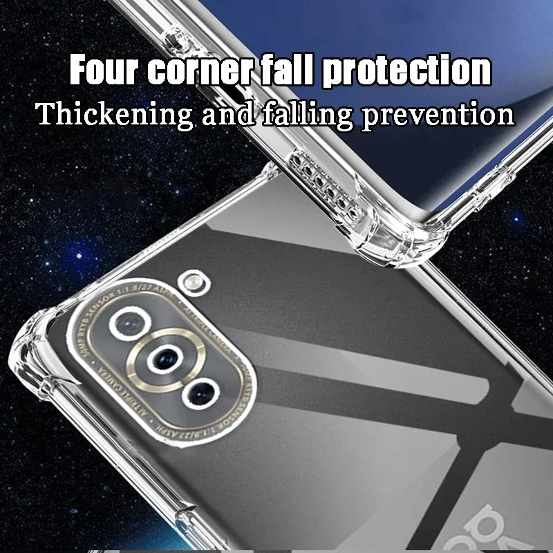 Transparent Silicone Shockproof Soft TPU Case for Huawei Nova 11 Pro Cover For Huawei Nova 10 9 8 7 5 Pro SE 6 5T 4 Funda Coque