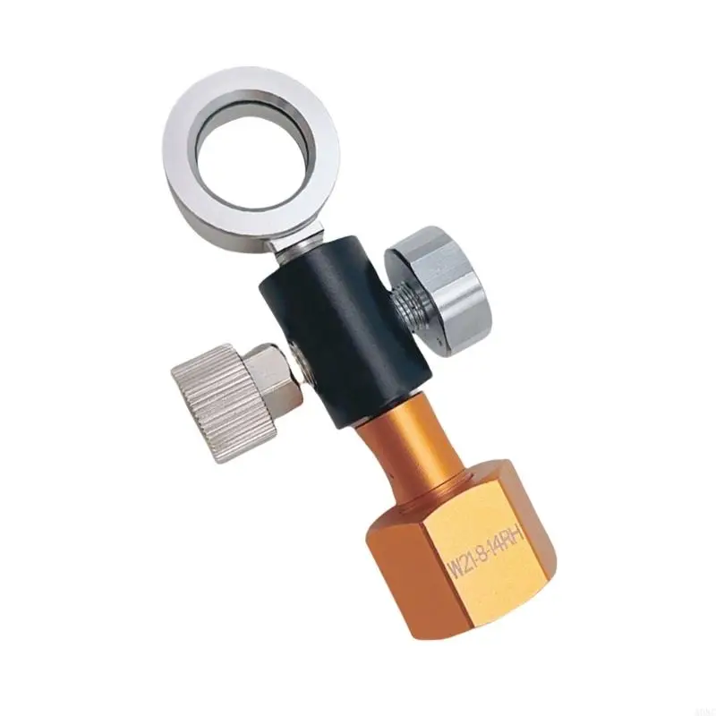 ADAPTER ADAPTOR A0NC CO2 Textura metal com monitoramento pressão real para máquinas refrigerantes, garantindo