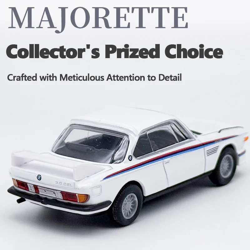 마조레트 다이캐스트 자동차 1:64 컬렉션 BMW 3.0 CSL 고급 고정밀 토요타 부가티 포르쉐 1/64 자동차 모델