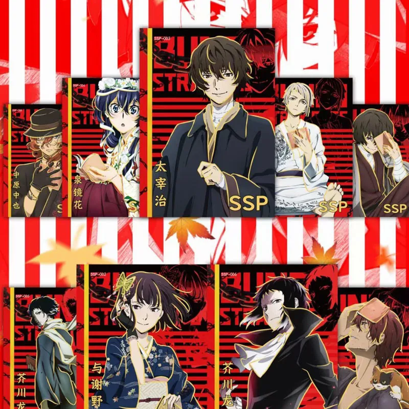 Wholesales Bungo Stray Dogs Collection Card SHOU KA Culture Booster Box Exquisite Character ACG Anime Playing Trading Cards