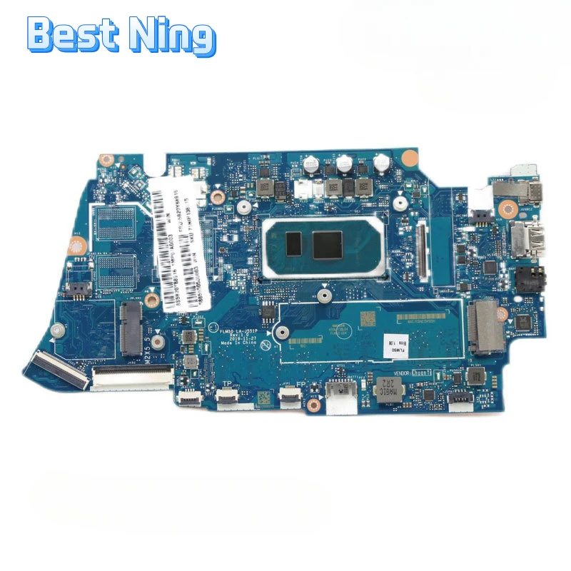 

For Lenovo Ideapad 5-14IIL05 Laptop Motherboard LA-J551P Mainboard CPU I3-1005G1 RAM 4G 8G 100% Tested Ok