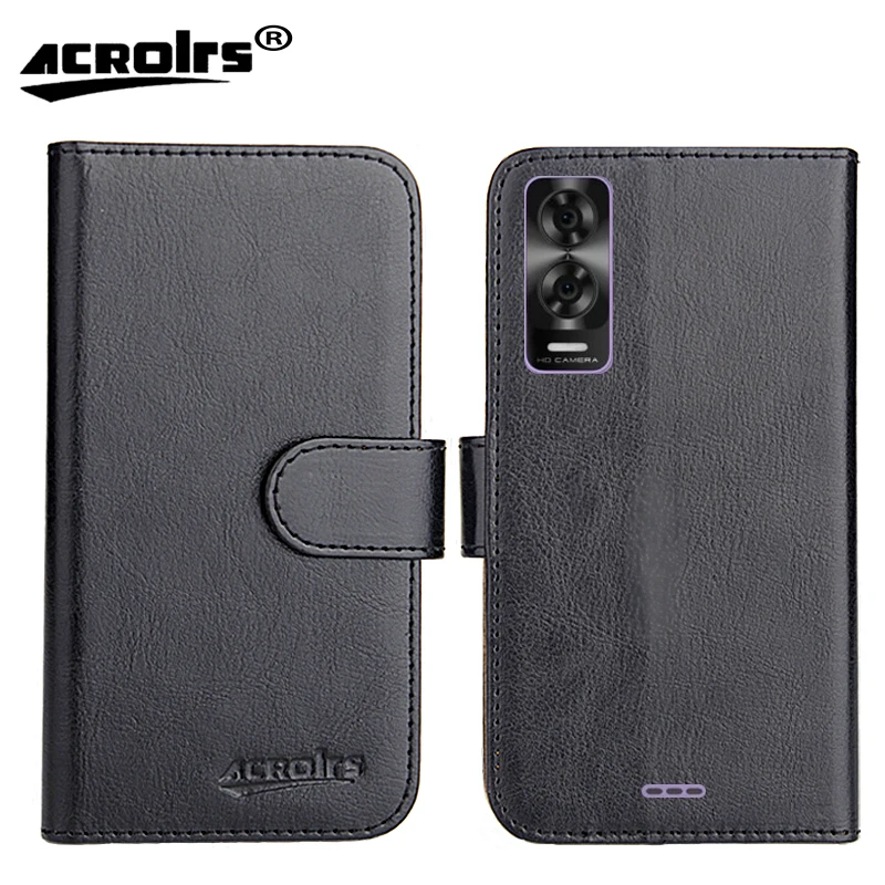 XGODY X33 Case 6" Flip Ultra-thin Fashion Dedicated Retro Soft Leather Exclusive Phone Crazy Horse Cover