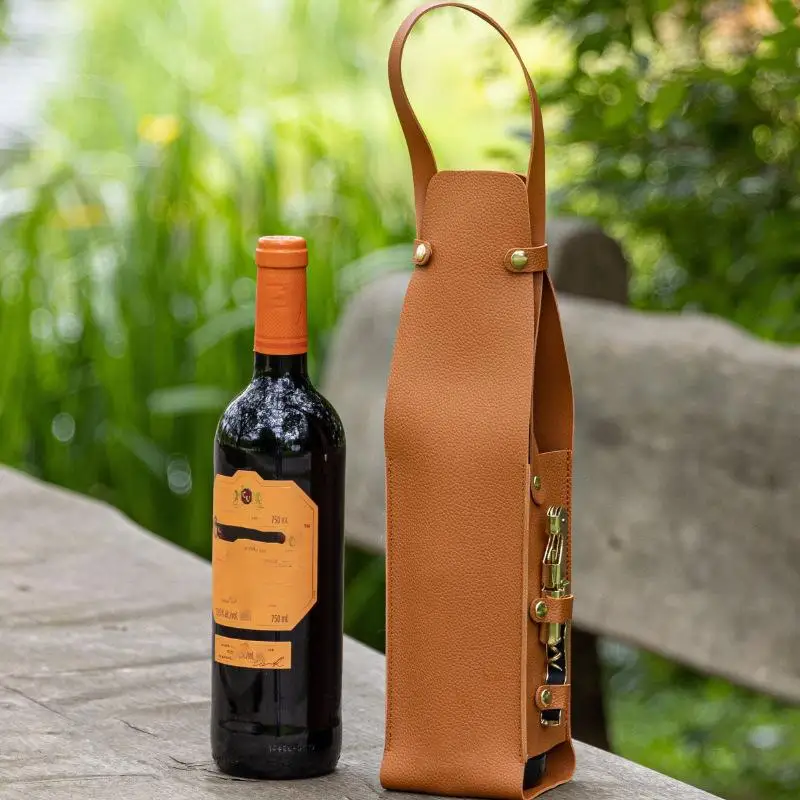 ~Wine Tote Wine Holder Champagne Bags Wine Carrier With Handle Liquor Bottle Carrier Carry-On Pouch Travel Wine Bag For Wine