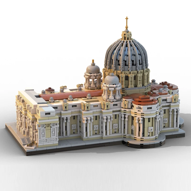 도시 거리 풍경 모델 MOC 빌딩 블록 대성당 건물 모듈형 기술 어린이 휴일 선물 조립 장난감 세트