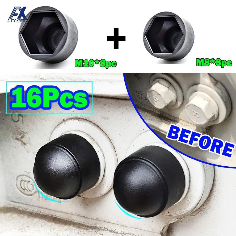 כיסוי קפסולת הגנה אוניברסלית לברגים M8 M10 כיסוי קפסולת ברגים לדלת הרכב כיסוי קפסולת ברגים לנעילת הדלת