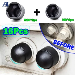 Universal Screw Protection Cap Cover Bolt Nuts M8 M10 Car Door Screw Cap Nuts Cap Protection Door Lock Hinge Hook Door Lock