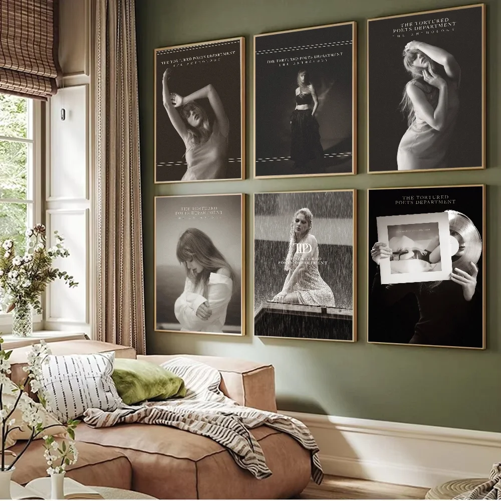 The Tortured Poets Department T-Taylor Swift Poster Prints Artwork festival Bedroom Club living room Home Deco