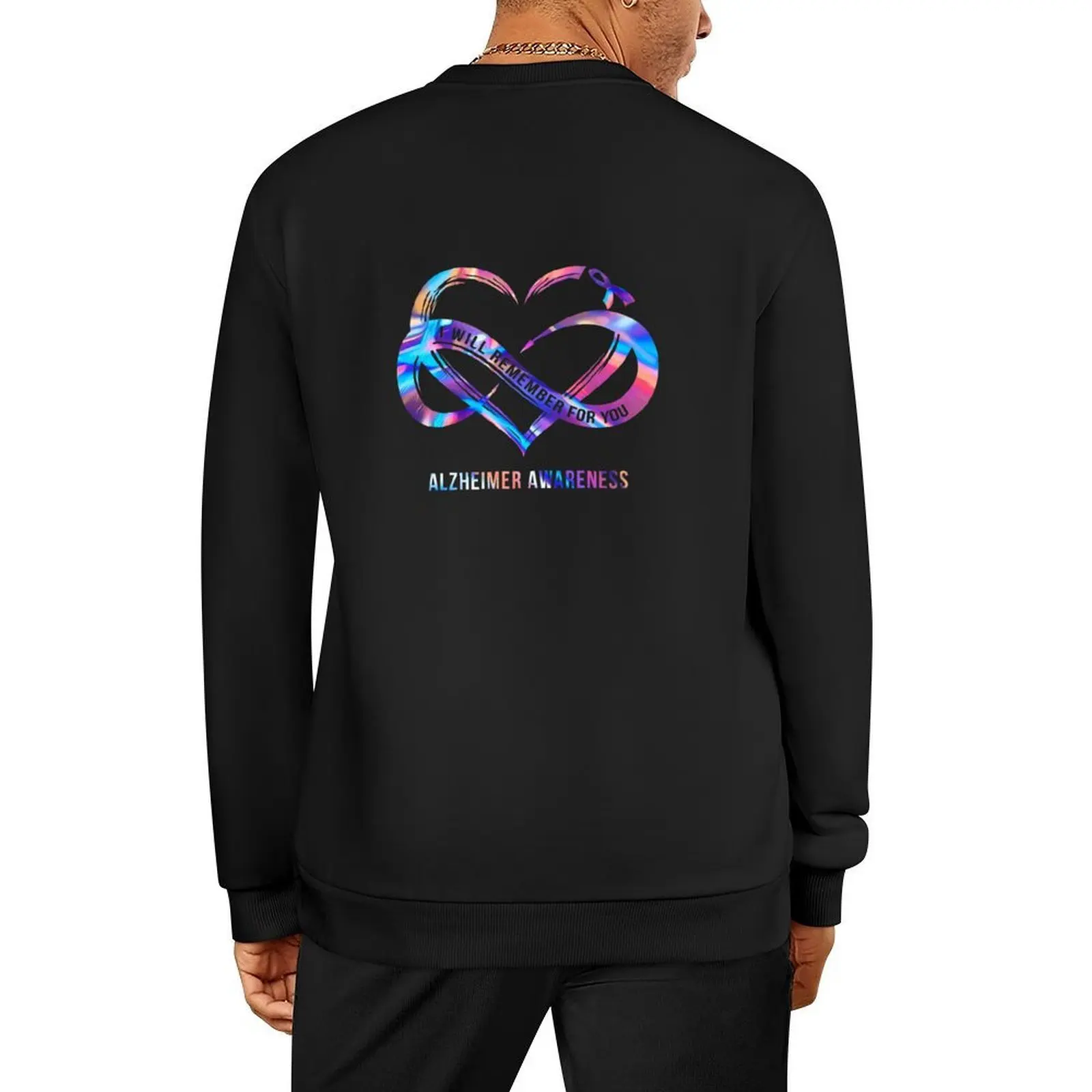 

I Will Remember For You Alzheimer Awareness Pullover tracksuit men's coat tracksuit men sweatshirts men