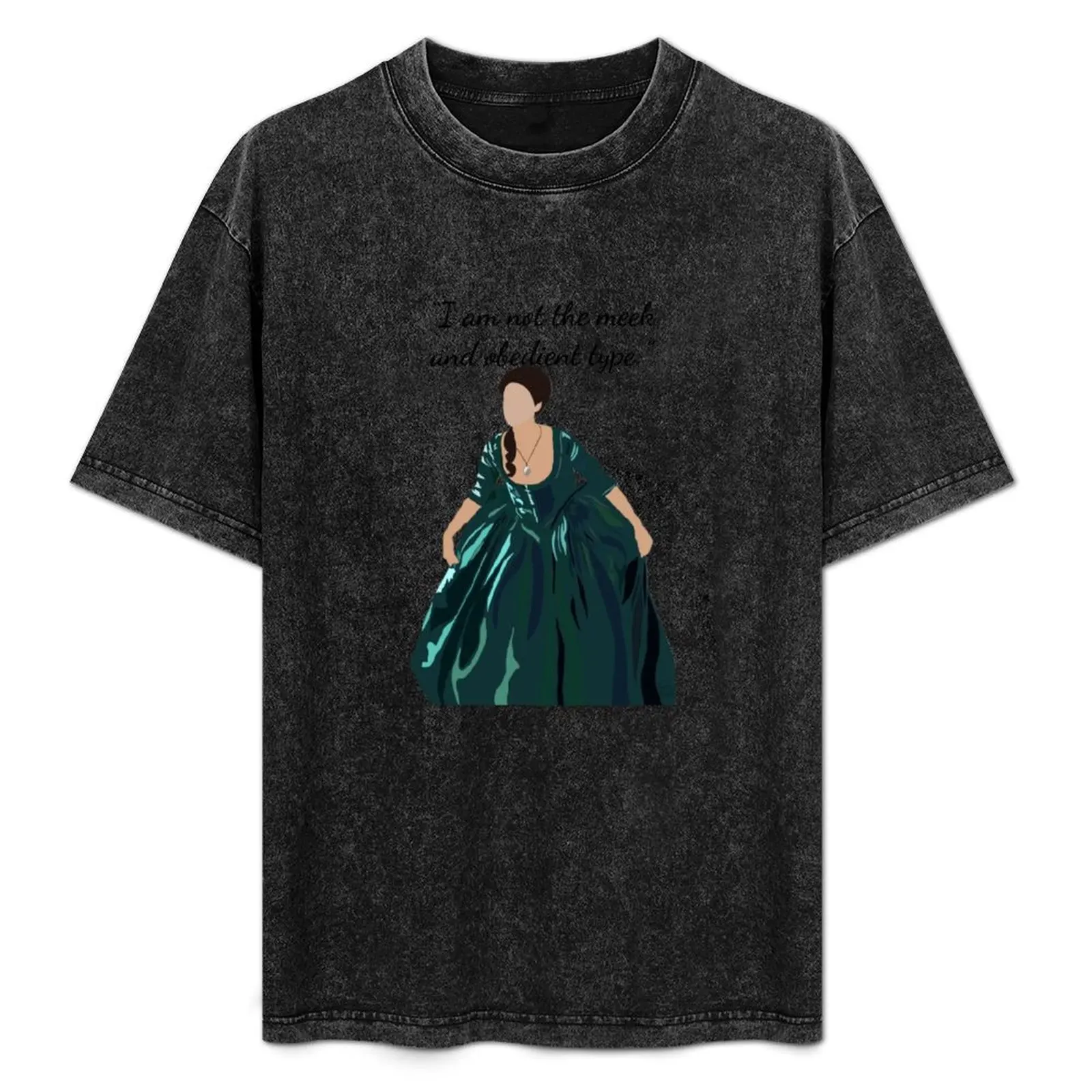 

Not the meek type T-Shirt Breathable Mesh Panel T-Shirt