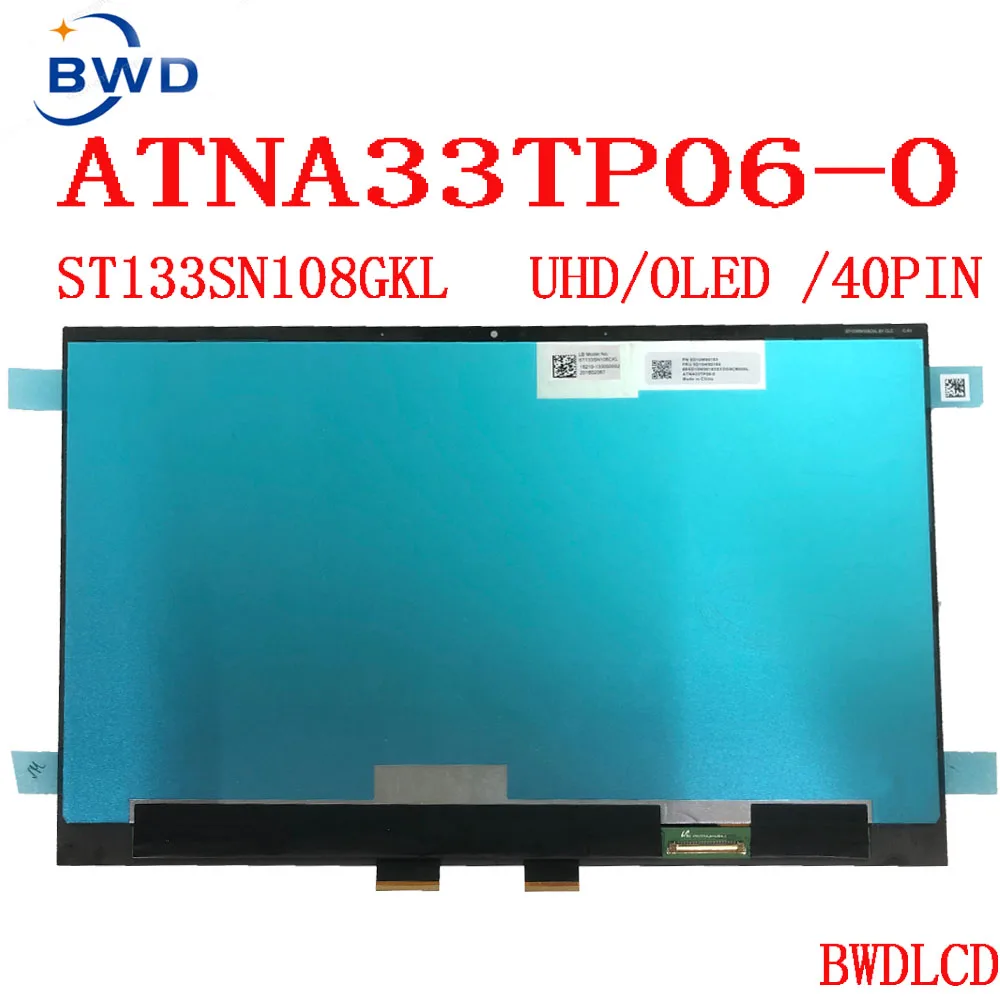 Imagem -03 - Painel Oled para Asus Zenbook Flip s 13 Ux371ea Ux371e Ux371 Ux371ja Tela de Toque Montagem Display Lcd com Tampa Novo