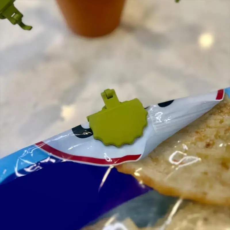 3D Printed Venus Flytrap Plant Snack Clips,9pcs Potato Chip Bag Clips,Chip Clips Heavy Duty,Bag Clips for Food Storage WT186