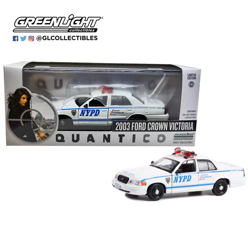 

Greenlight 1/43 Proportion Ford Crown Victoria Interceptor Car Series Diecast Model Can Be Opened Alloy Car Child Christmas Gift