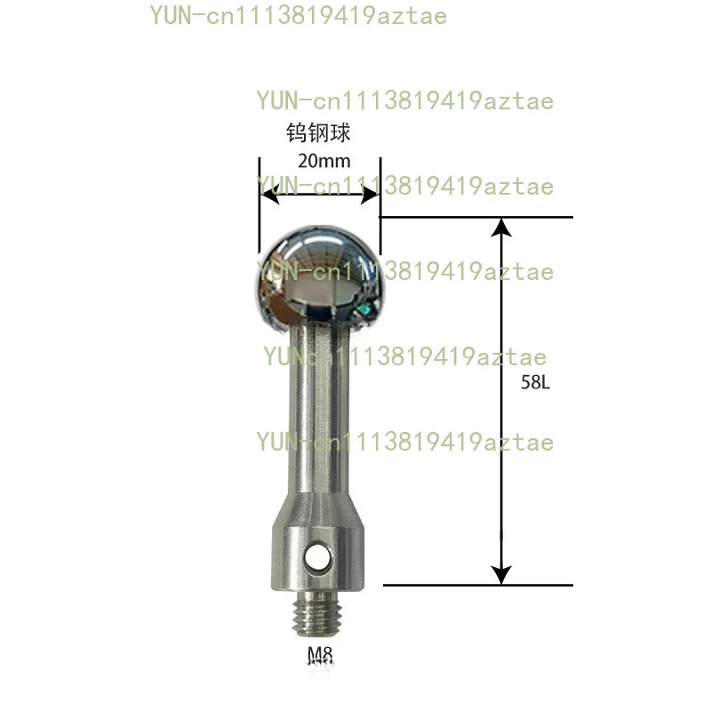 Three Coordinate Five Axis Measurement CNC Machine Tool Ceramic Tungsten Steel Calibration Standard Ball Calibration Ball M8M10