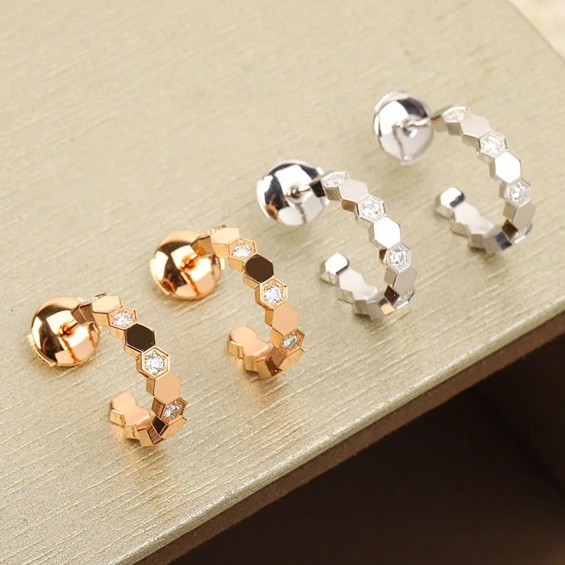 

Женские серьги в виде сот из серебра 925 пробы