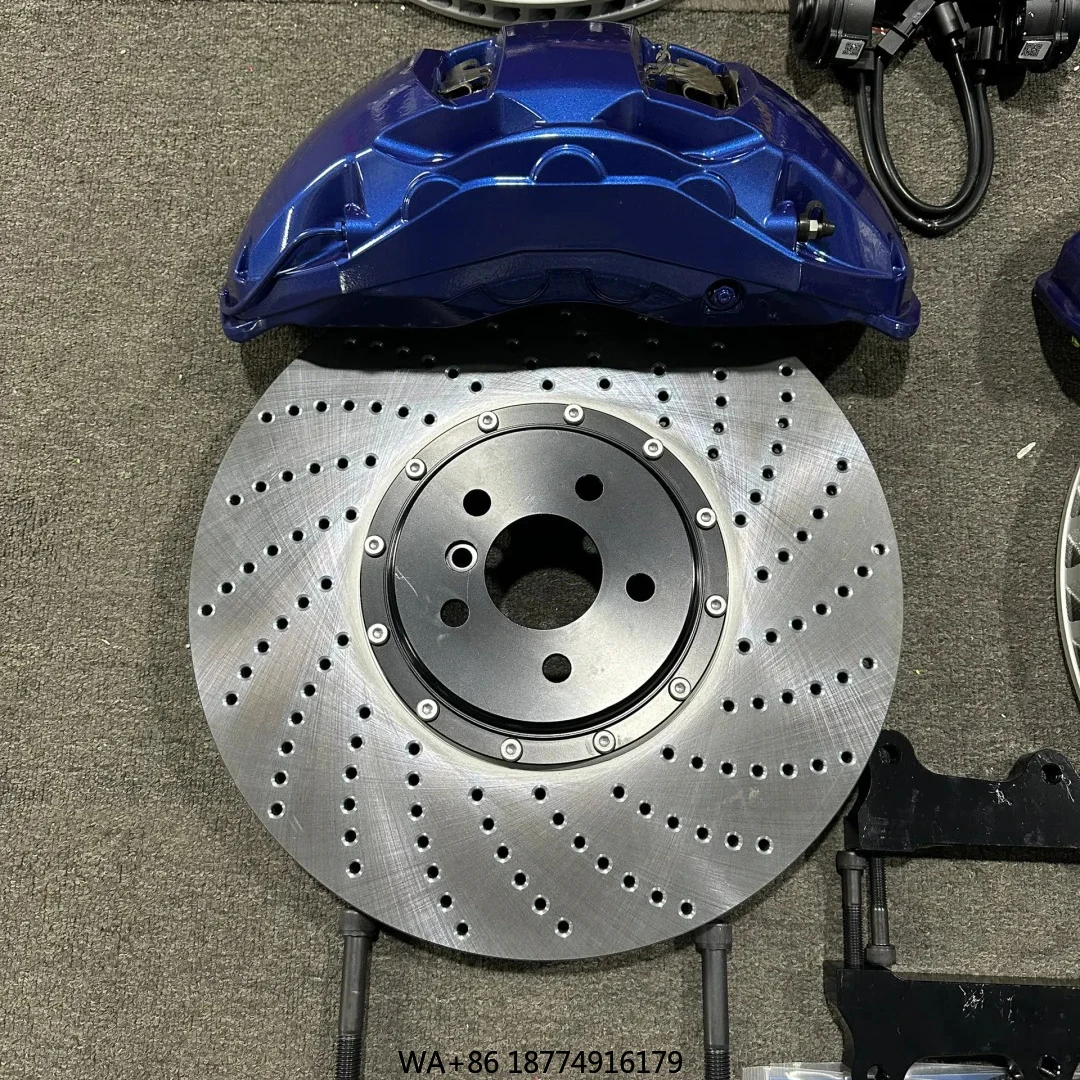 

Синий плавающий ротор с комплектом дискового тормоза в форме рыбьей кости, 6-поршневой тормозной суппорт для 330i G20 F30 F10 E92 530D G30 330I