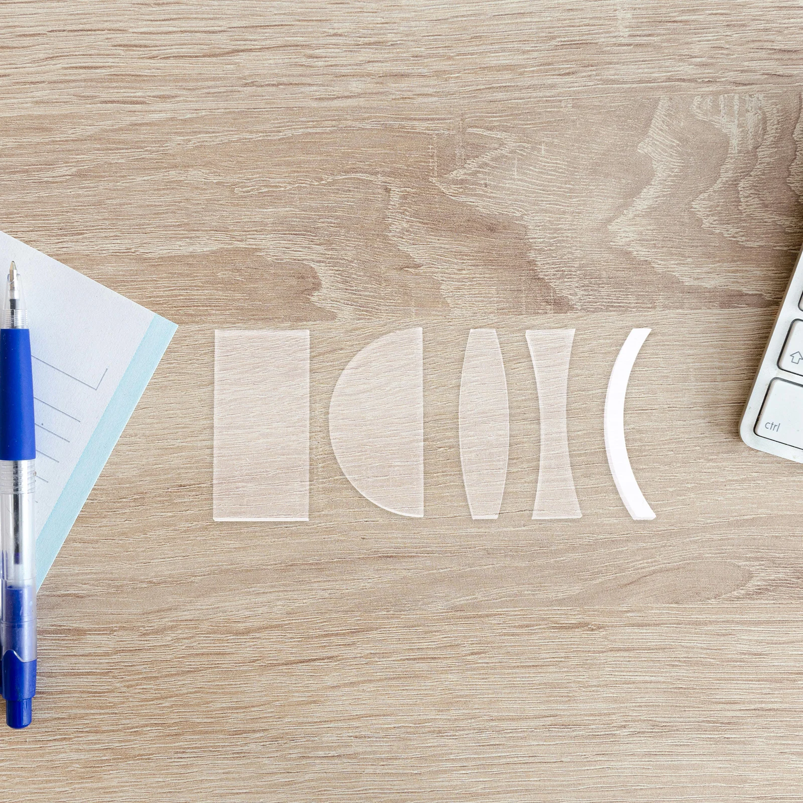 

5pcs Optical Experiment Set Convex Concave Lenses for Science Physics Teaching Lab Supplies Optics Learning Kit