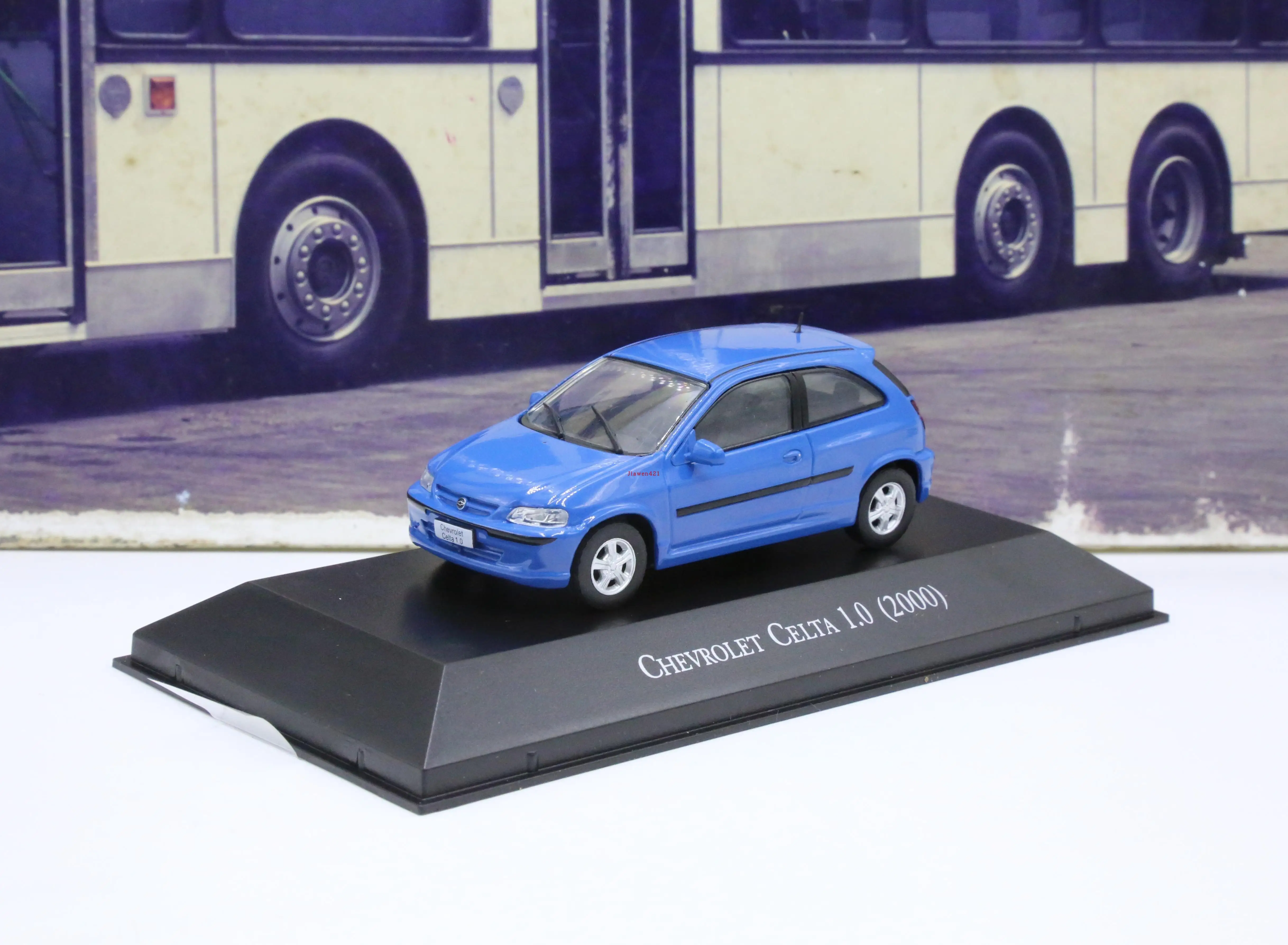 1:43 IXO シボレー セルタ 1.0 200 高シミュレーション合金車モデル コレクタブルおもちゃ ギフト 記念品 ディスプレイ装飾品