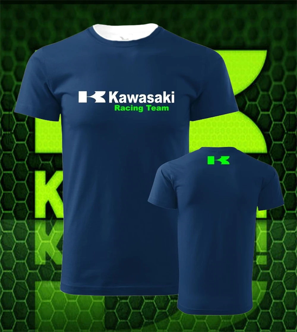 

Kawasaki Ninja Motorcycle Racing T-shirt for Men and Women Outdoor Sports Leisure Cycling Adult Speed Drying 3D Printing
