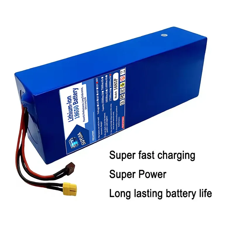 2026 nouvelle batterie Lithium-Ion 60V 16S5P 20Ah avec capacité réelle 100% 60V 1500W batterie 18650 batterie d'origine