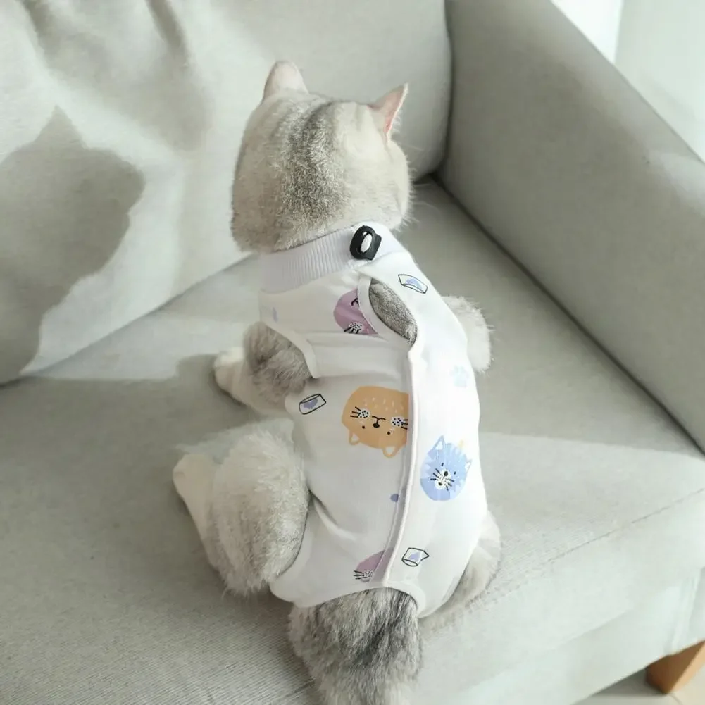 Pet Surgery Recovery Suit  Comfortable   Pet Postpartum Clothes Professional Pet Cat Surgery Shirt