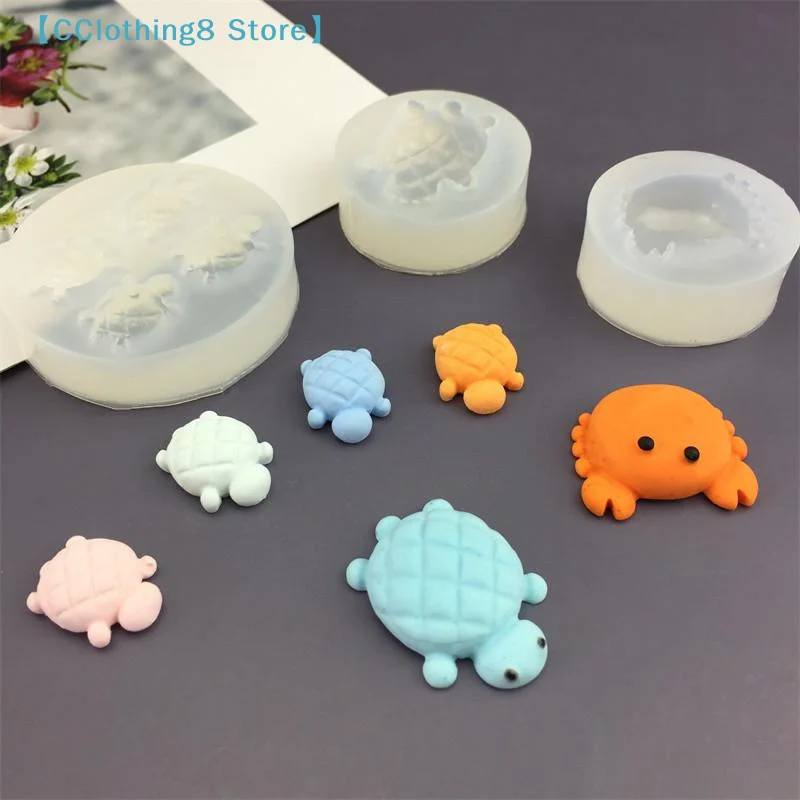 Turtle Resin Jewelry Mold Sea Turtle Silicone Keychain Mold Silicone Mold Keychain Making Jewelry Casting Supplies【AliS8】 - view 3