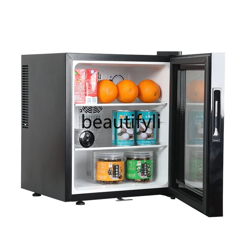 

Manufacturer Small Mini Refrigerated Fresh-keeping Lockable Electronic Refrigeration Hotel Room Display Small Refrigerator