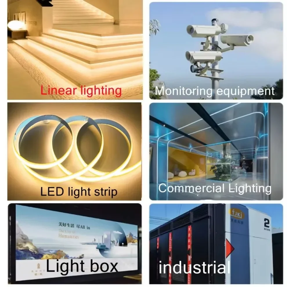 Fonte de alimentação de comutação dc12v 24v, transformadores de iluminação silenciosa AC176-264V, adaptador de alimentação de driver de luz led 60w 100w 200w 300w 400w