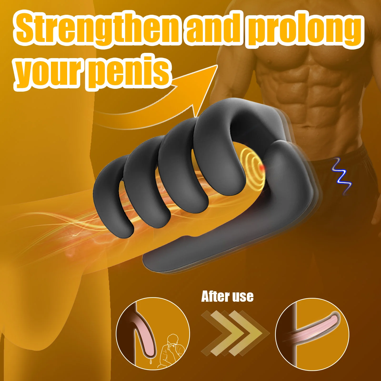 جديد الرجال تهتز الاستمناء القضيب التدريب هزاز حشفة محفز تحفيز مدلك تأخير حلقة الكبار مثير لعب للرجال