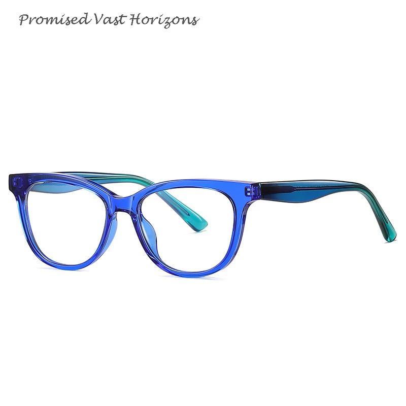Hot Selling Children's Boy Girl Unsex Progressive Candy Colored Frames for Teenagers Printed Gradient Spring Temples Eyeglasses
