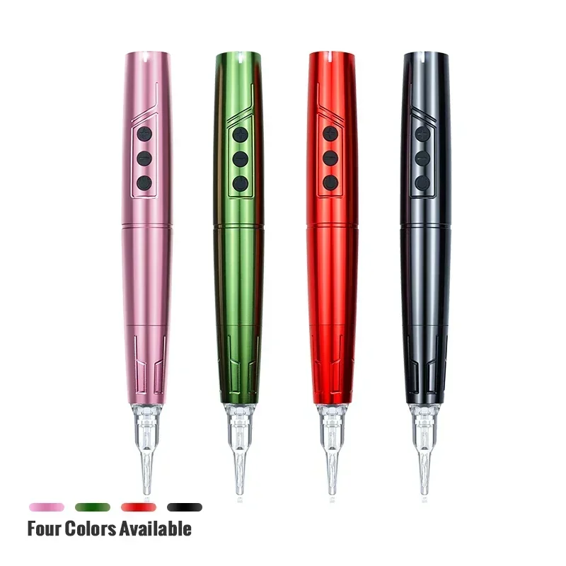 TP006 professional rotary wireless tattoo pen type tattoo machinerotary tattoo pen machine with led display 3.0mm stroke