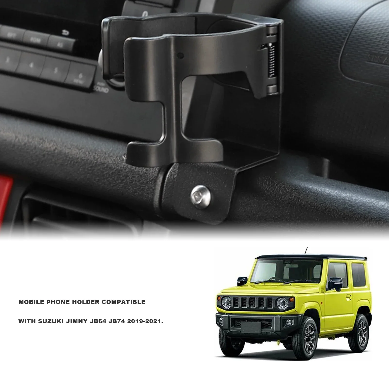 

Многофункциональный кронштейн для Suzuki Jimny 2019-подставка для держателя чашки с водой для мобильного телефона