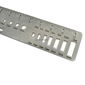 Orthopädischer Messherrscher für Kirschner, Drahtbohrer, Schraubenplatte, Messdurchmesser 10 Hauptverkaufsplatten Orthopädie - №3