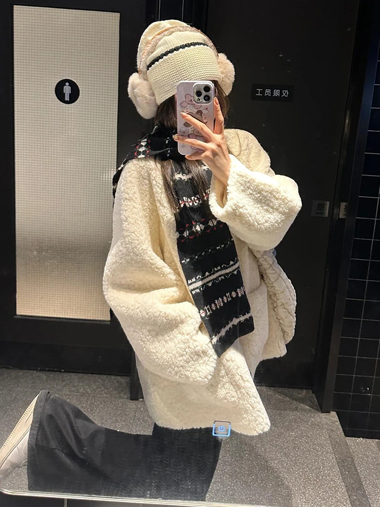 เสื้อแจ็คเก็ตขนแกะสำหรับผู้หญิง แบบคาร์ดิแกน ความยาวครอป ตัดสั้นลง ขนาดลดลง ปรับขนาดให้เล็กลง ลดขนาดพื้นที่ รุ่น GF