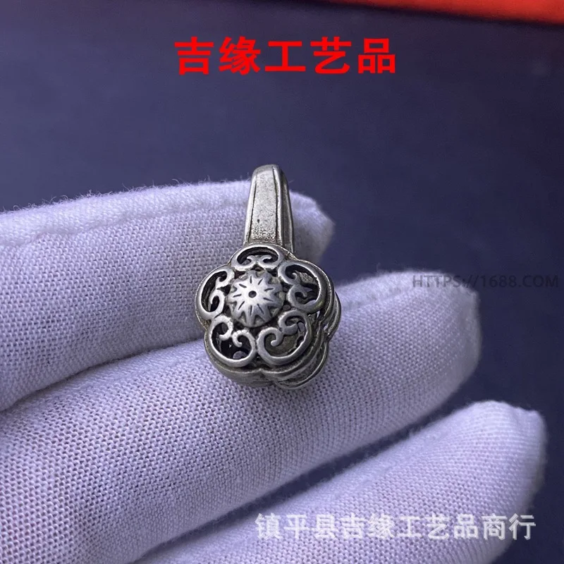 

Tibetan Buddhist Bead Accessories Jewelry White Copper Clips Mini Pendant Tibetan Small Elements Copper Accessories