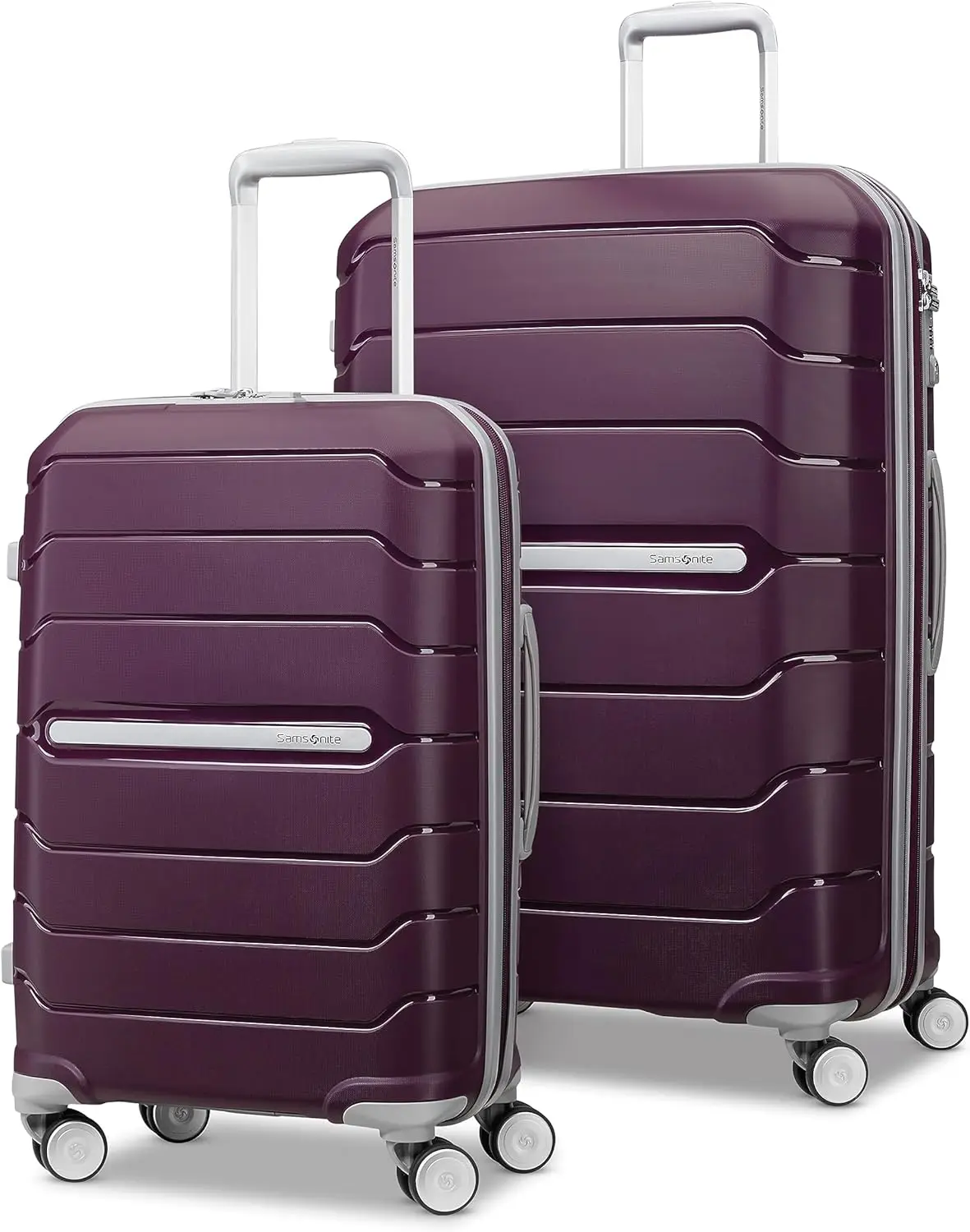 

Samsonite Freeform Hardside Expandable with Double Spinner Wheels, Amethyst Purple, 2-Piece Set (20/28)