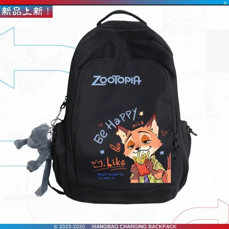 حقيبة كتف ديزني زوتوبيا اللطيفة جودي ونيك، حقيبة ظهر كروس، حقيبة ظهر مكتبية للطلاب، هدايا العيد #6