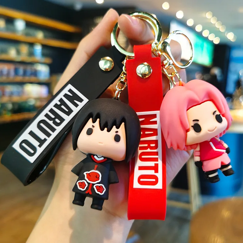 Cartoon Q-Version Keychain Pendant Couple Creative Jewelry Bag Pendant Keychain Gift For Girlfriend's Birthda - view 3